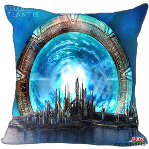 Custom Decorative Pillowcase Sga Stargate Atlantis Square Zippered Pillow Cover Best Gift 35X35,40x40,45x45cm(One Side)180516-59