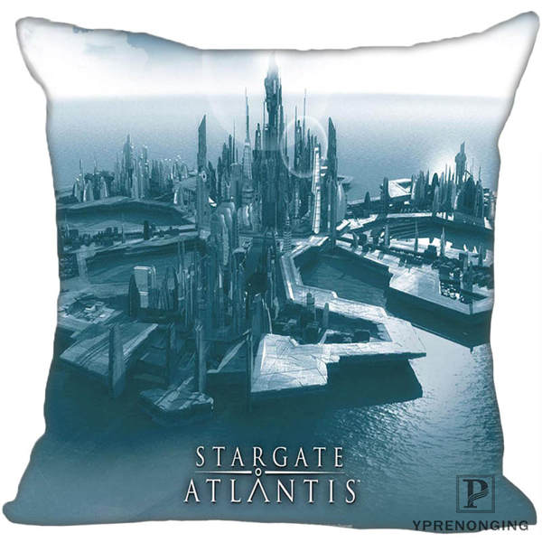 Custom Decorative Pillowcase Sga Stargate Atlantis Square Zippered Pillow Cover Best Gift 35X35,40x40,45x45cm(One Side)180516-59