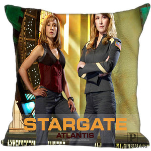 Custom Decorative Pillowcase Sga Stargate Atlantis Square Zippered Pillow Cover Best Gift 35X35,40x40,45x45cm(One Side)180516-59