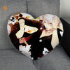 New Arrival Custom DIABOLIK LOVERS Zipper Pillowcase Cover Heart Shape Pillow Cover Size 41x36cm,47x42cm