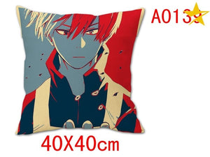 OHCOMICS 40*40CM Anime My Hero Academia/Boku no Hero Todoroki Shoto Peach Skin Pillowcase Pillowslip Cushion Cover Home Decor