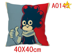 OHCOMICS 40*40CM Anime My Hero Academia/Boku no Hero Todoroki Shoto Peach Skin Pillowcase Pillowslip Cushion Cover Home Decor