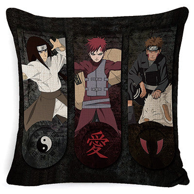 Anime Naruto Uzumaki Naruto Uchiha Sasuke Hatake Kakashi Sofa Throw Pillowcase Home Decor Pillow Case Home Cushion Cover