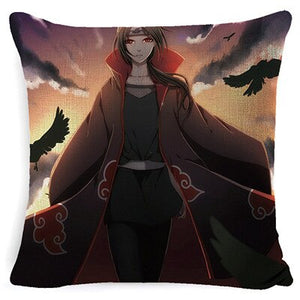 Anime Naruto Uzumaki Naruto Uchiha Sasuke Hatake Kakashi Sofa Throw Pillowcase Home Decor Pillow Case Home Cushion Cover