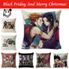 Anime Cushion Cover Linen One Piece Wanted Printed Throw Pillow Cover Sofa Car Covers Home Decoration Pillow Case 45x45cm
