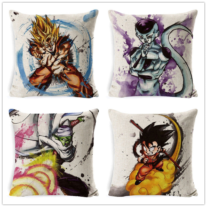 New Arrive Anime Home Pillow case Japanese Cartoon Dragon Ball Pillowcase Anime Bedroom Office Decorative Pillow Cover