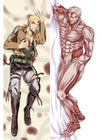 Update Anime Shingeki no Kyojin Attack on Titan Eren Jaeger Ackerman Levi Ymir Dakimakura pillow cover hugging body pillow case