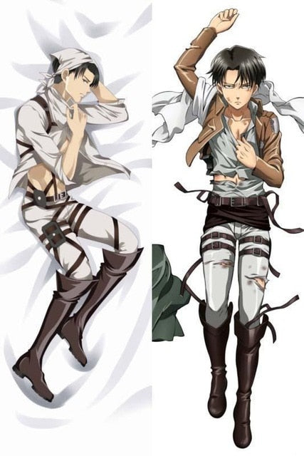 Update Anime Shingeki no Kyojin Attack on Titan Eren Jaeger Ackerman Levi Ymir Dakimakura pillow cover hugging body pillow case