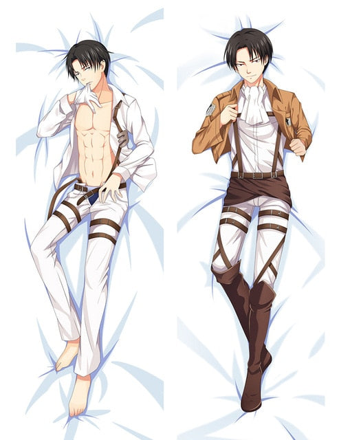 Update Anime Shingeki no Kyojin Attack on Titan Eren Jaeger Ackerman Levi Ymir Dakimakura pillow cover hugging body pillow case