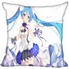 Hatsune Miku Anime Pillow Case For Home Decorative Pillows Cover Square Invisible Zippered Throw PillowCases