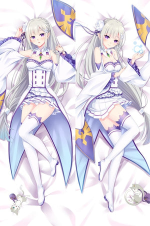 July update Anime Re Zero kara Hajimeru Isekai Seikatsu Emilia Rem Ram Beatrice Dakimakura body pillow cover hugging pillowcases