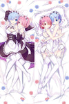 July update Anime Re Zero kara Hajimeru Isekai Seikatsu Emilia Rem Ram Beatrice Dakimakura body pillow cover hugging pillowcases