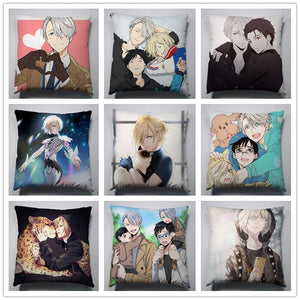 Anime Manga YURI!!! on ICE Pillow 40x40cm Pillow Case Cover Seat Bedding Cushion 001