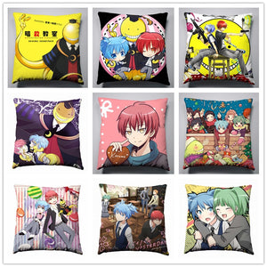 Anime Manga Assassination Classroom Pillow 40x40cm Pillow Case Cover Seat Bedding Cushion 004