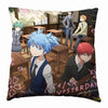 Anime Manga Assassination Classroom Pillow 40x40cm Pillow Case Cover Seat Bedding Cushion 004