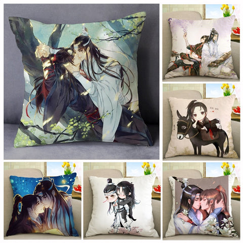 PEIYUAN Suef Anime Manga Hunter x Hunter Anime Pillow Cushion Case Cover Decorative Car Sofa Chair Cushion Cover Home Supplies