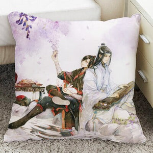 Grandmaster of Demonic Cultivation Wei Wuxian Lan wangji BL Yaoi Pillowcase Pillow Case Cover Cosplay Gift BED/SOFA/CAR Decor