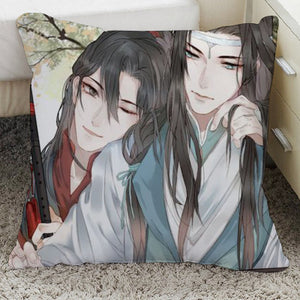 Grandmaster of Demonic Cultivation Wei Wuxian Lan wangji BL Yaoi Pillowcase Pillow Case Cover Cosplay Gift BED/SOFA/CAR Decor