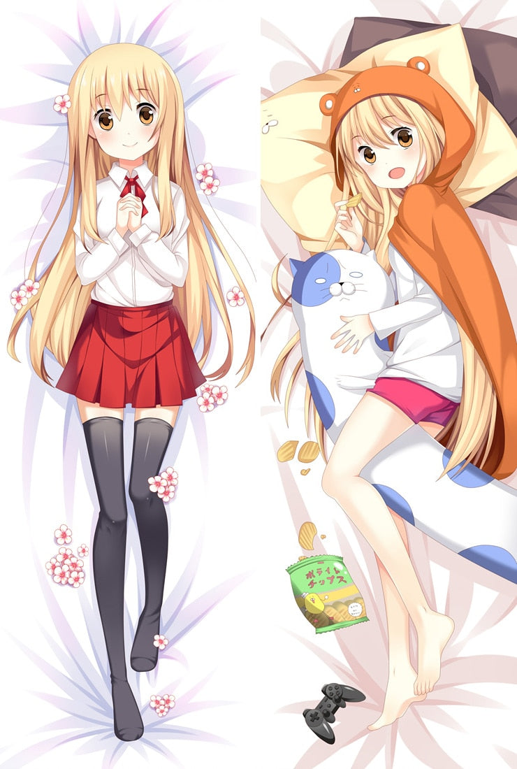 July update Anime Himouto! Umaru-chan Doma Umaru & Sylphynford & Nanan ebina Dakimakura pillow cover hugging body pillowcases