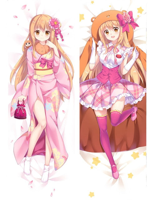 July update Anime Himouto! Umaru-chan Doma Umaru & Sylphynford & Nanan ebina Dakimakura pillow cover hugging body pillowcases