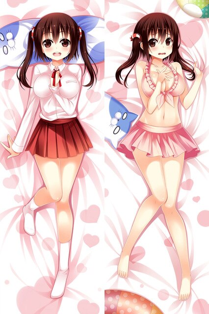 July update Anime Himouto! Umaru-chan Doma Umaru & Sylphynford & Nanan ebina Dakimakura pillow cover hugging body pillowcases
